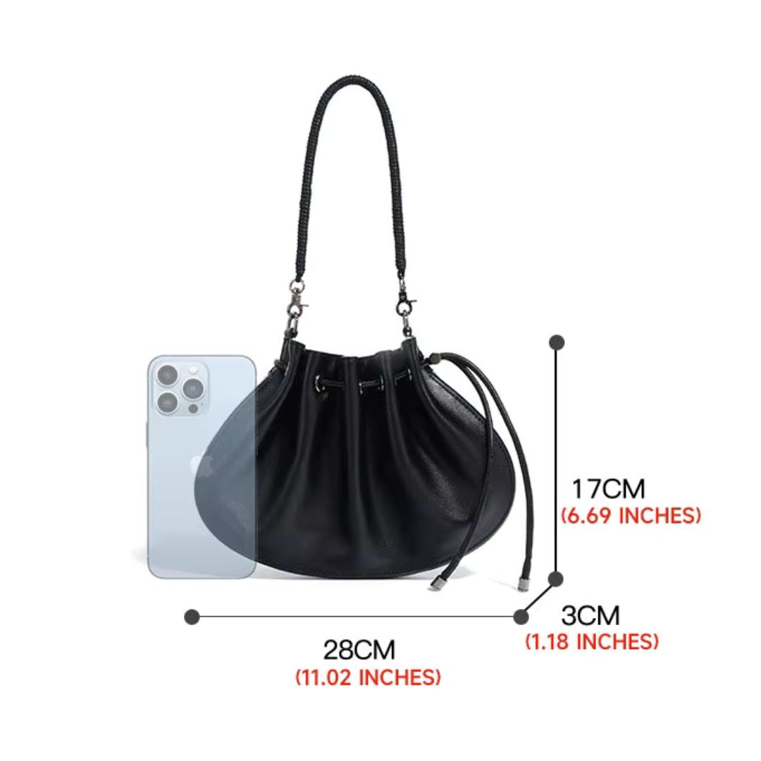 The Elowen Ruched Pouch